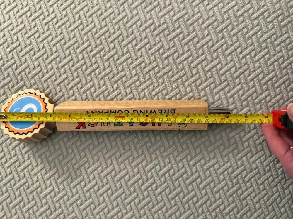 Saugatuck‎ Brewing Company Wooden Beer Tap Handle